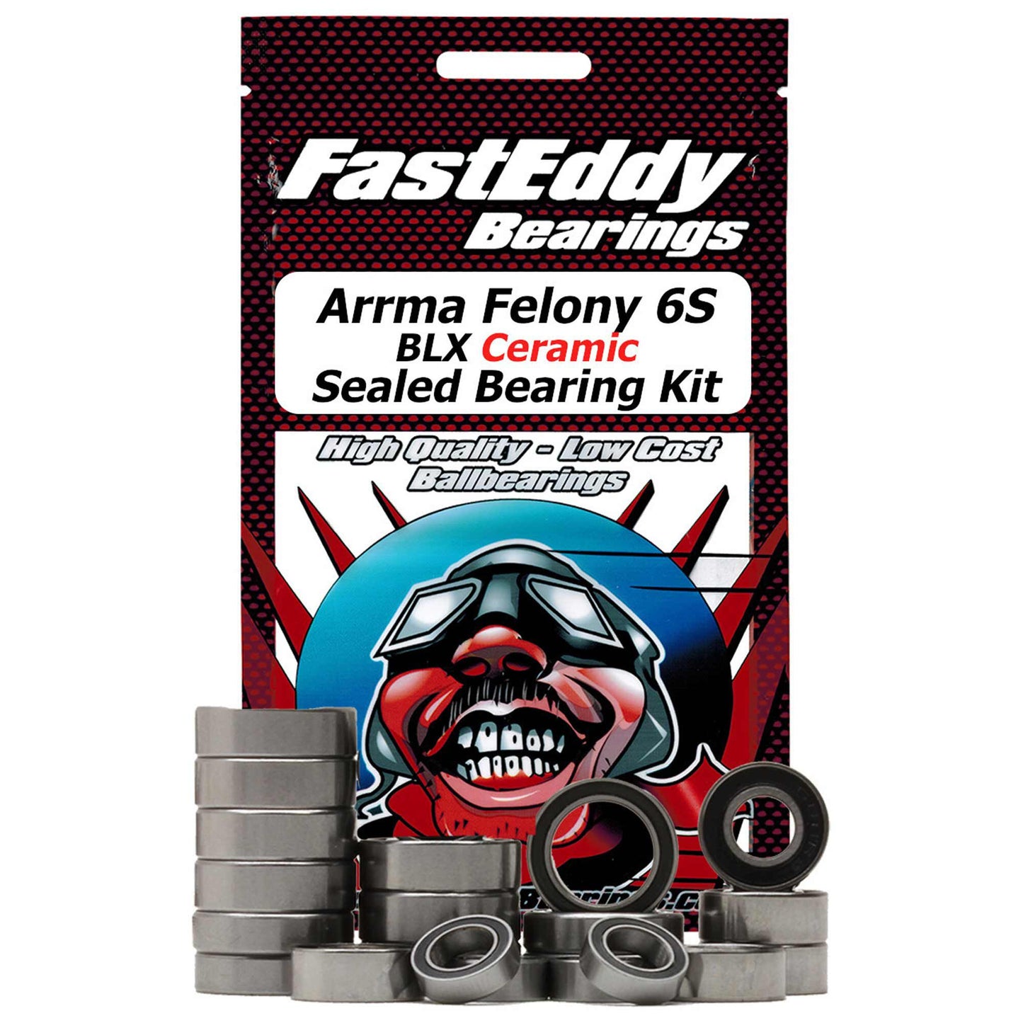 Arrma Felony 6S BLX Ceramic Sealed Bearing Kit - Dirt Cheap RC SAVING YOU MONEY, ONE PART AT A TIME