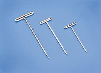 1" Nickel Plated T-Pins 100pc