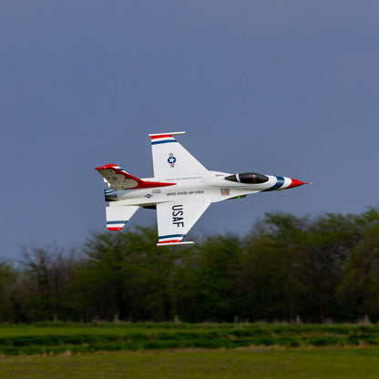 E-flite EFL87950 F-16 Thunderbird 80mm EDF Jet BNF Basic with ASX3 and Safe Select - Dirt Cheap RC SAVING YOU MONEY, ONE PART AT A TIME