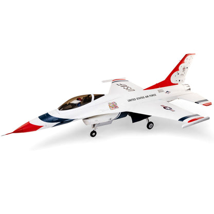 E-flite EFL87950 F-16 Thunderbird 80mm EDF Jet BNF Basic with ASX3 and Safe Select - Dirt Cheap RC SAVING YOU MONEY, ONE PART AT A TIME