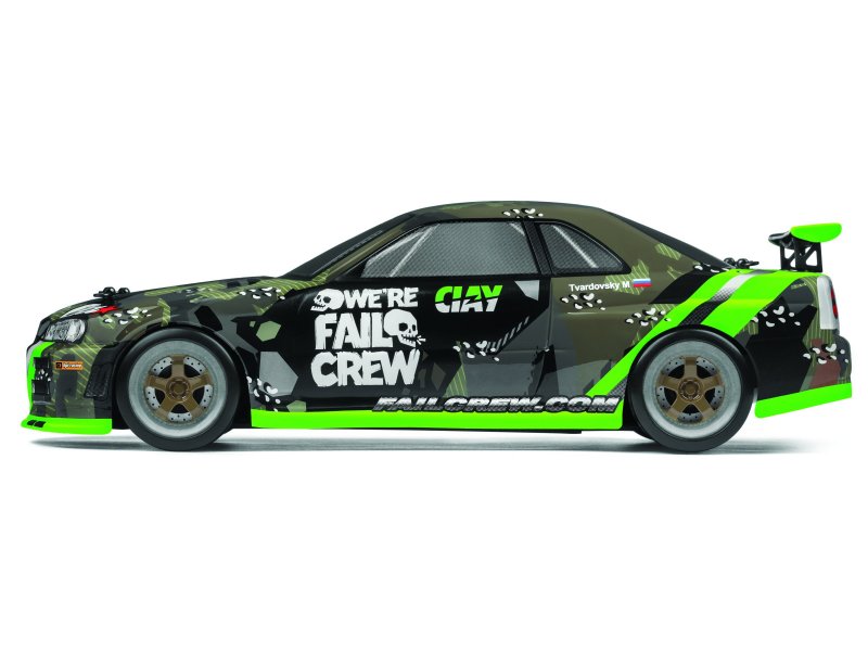 Fail Crew Nissan Skyline R34 GT-R Body (150mm) - Dirt Cheap RC SAVING YOU MONEY, ONE PART AT A TIME