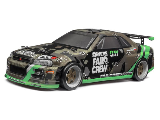 Fail Crew Nissan Skyline R34 GT-R Body (150mm) - Dirt Cheap RC SAVING YOU MONEY, ONE PART AT A TIME