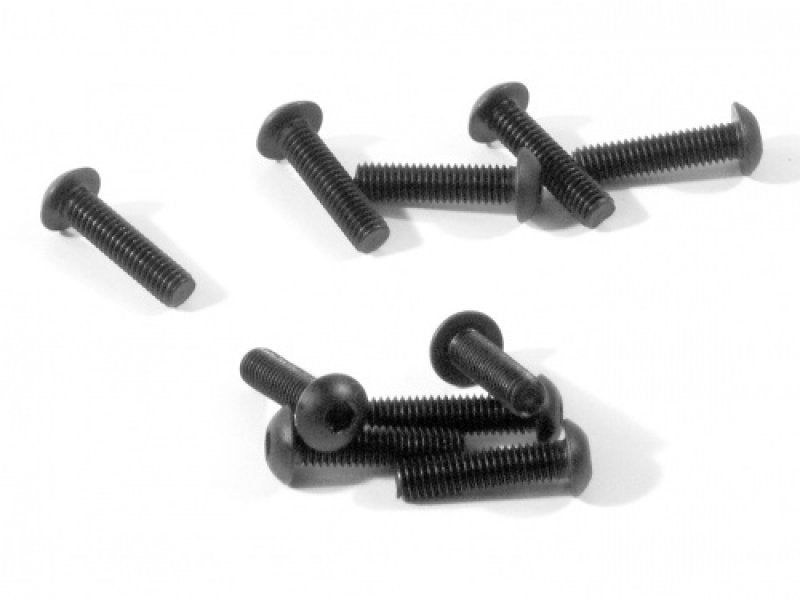 Button Head Screw M3X12mm (Hex Socket/10pcs) - Dirt Cheap RC SAVING YOU MONEY, ONE PART AT A TIME