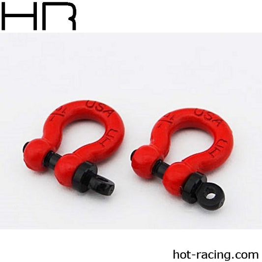 1/10 Scale Red Tow Shackles (2) - Dirt Cheap RC SAVING YOU MONEY, ONE PART AT A TIME