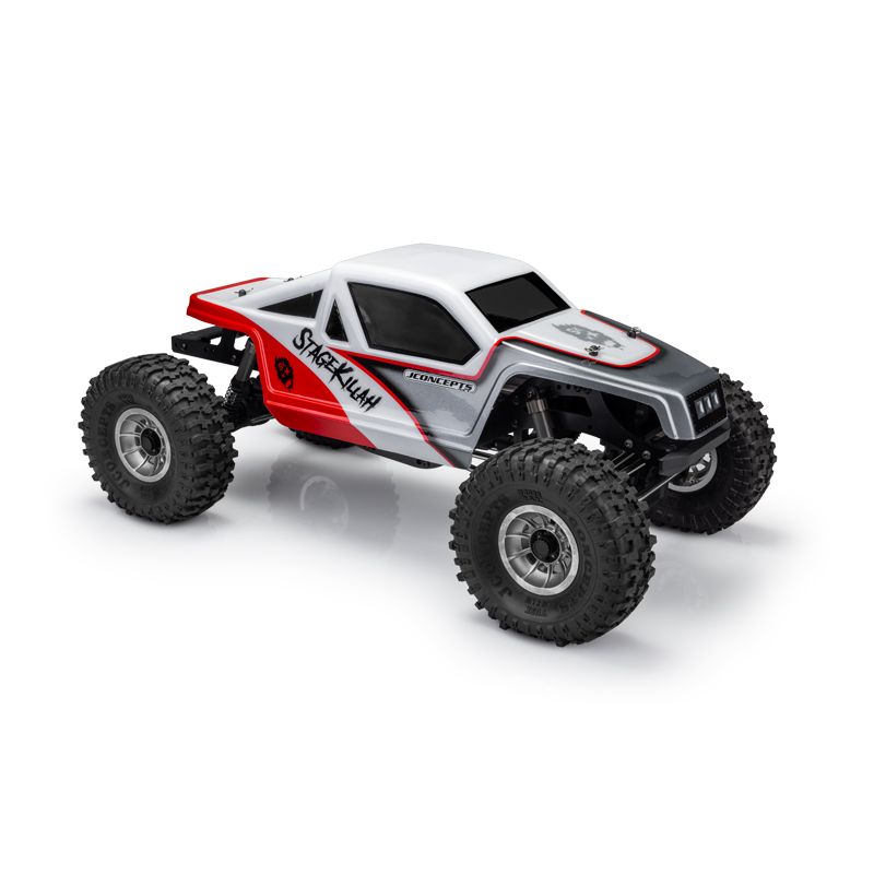 J Concepts - Stage Killah - SCX Pro, 12.3" Wheelbase, Fits Axial SCX Pro & Competition Crawler Vehicles