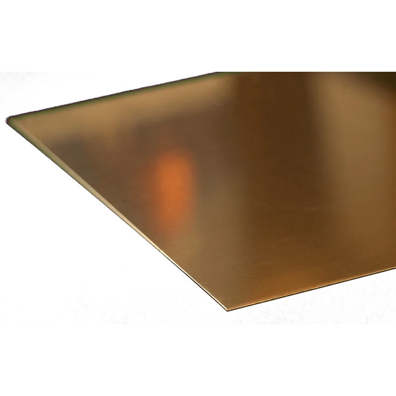 K & S Metals - Brass Sheet: 0.016" Thick x 6" Wide x 12" Long