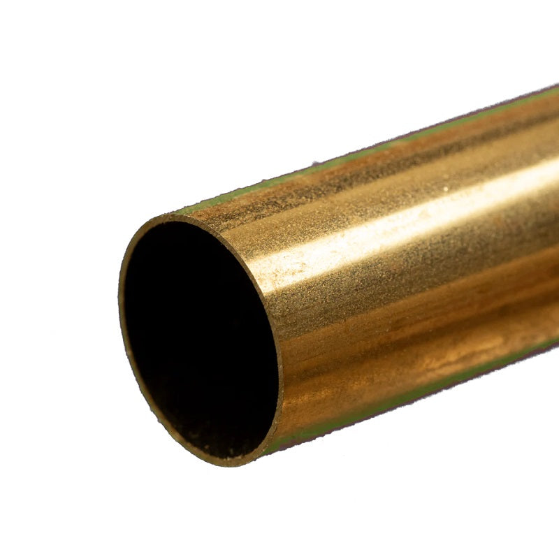 K & S Metals - Round Brass Tube: 9/16" OD x 0.014" Wall x 12" Long