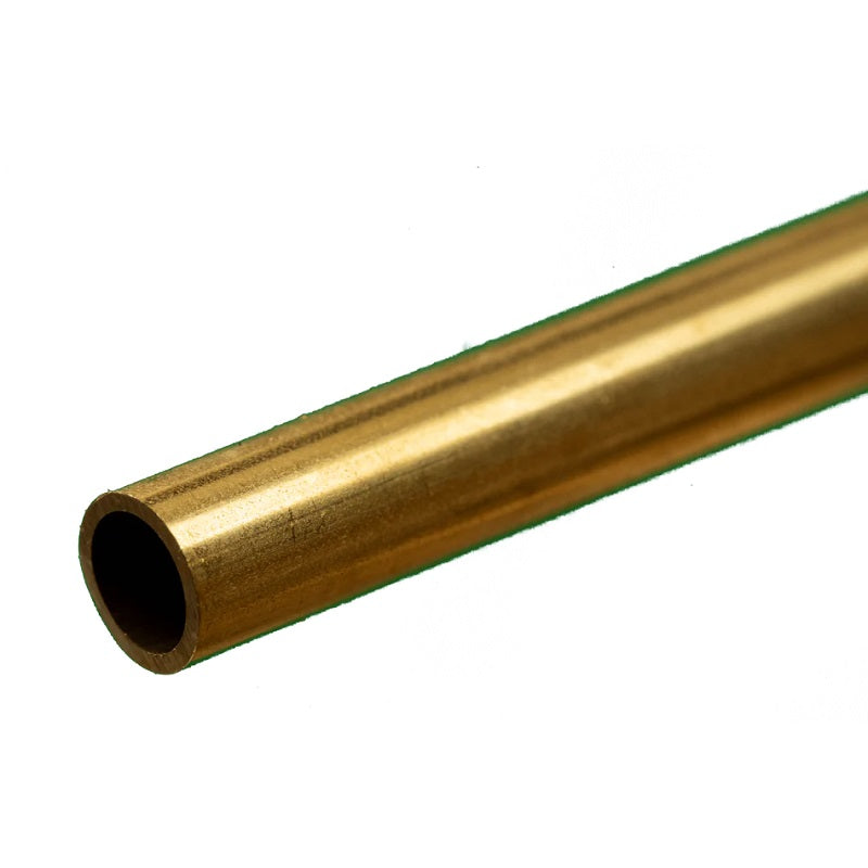 K & S Metals - Round Brass Tube: 9/32" OD x 0.029" Wall x 12" Long