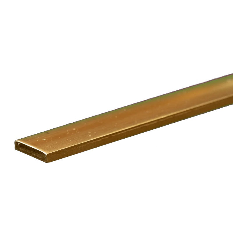 K & S Metals - Brass Strip: 0.093" Thick x 1/2" Wide x 12" Long