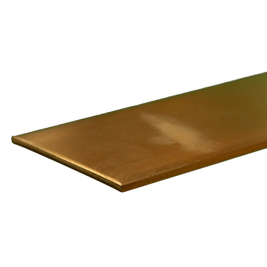 K & S Metals - Brass Strip: 0.093" Thick x 2" Wide x 12" Long