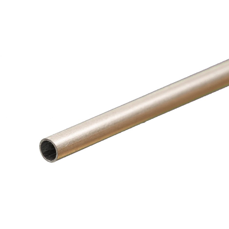 K & S Metals - Round Aluminum Tube: 9/16" OD x 0.029" Wall x 12" Long