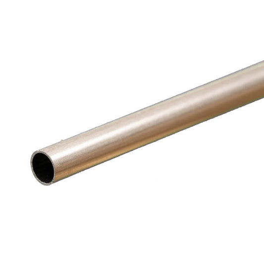 K & S Metals - Round Aluminum Tube: 5/8" OD x 0.029" Wall x 12" Long