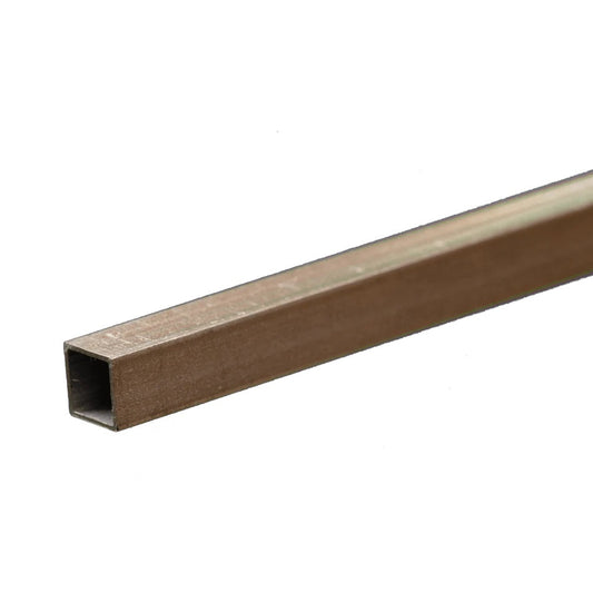 K & S Metals - Square Aluminum Tube: 7/32" OD x 0.014" Wall x 12" Long