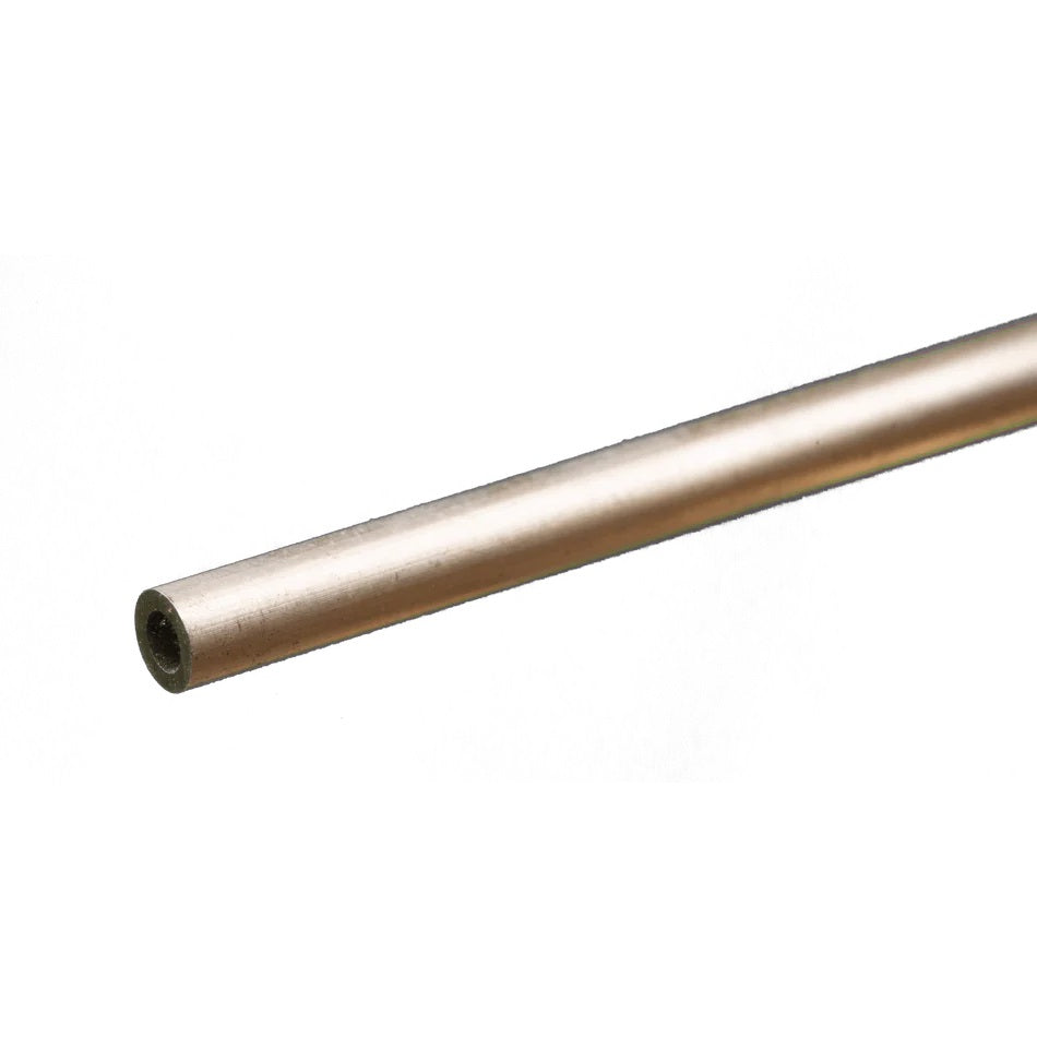 K & S Metals - Round Aluminum Tube: 3/16" OD x 0.035" Wall x 12" Long