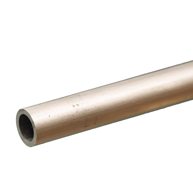 K & S Metals - Round Aluminum Tube: 3/8" OD x 0.049" Wall x 12" Long