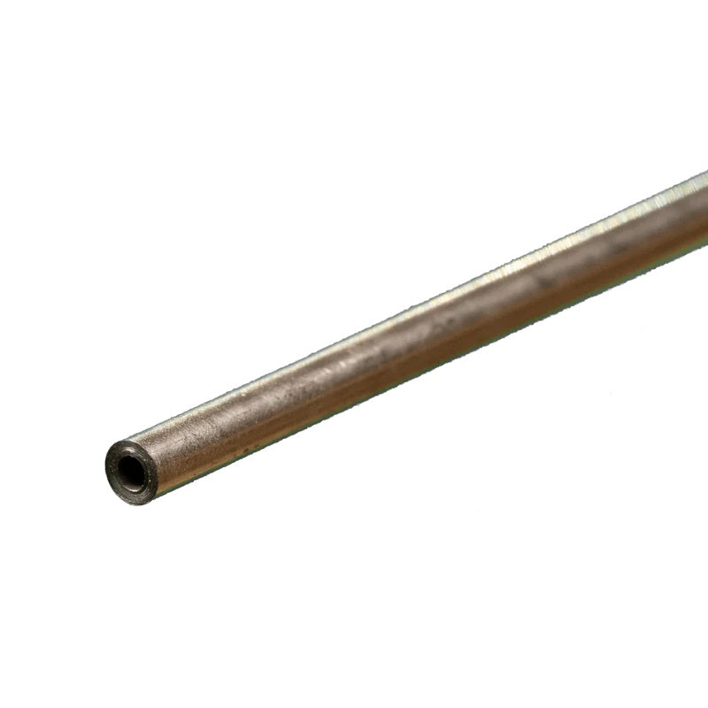 K & S Metals - Round Stainless Steel Tube: 1/8" OD x 22 Gauge x 12" Long