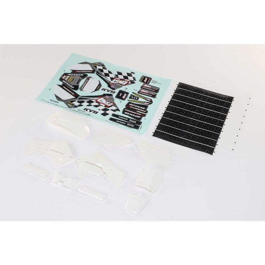 LOSI 260005 White Plastics with Wraps for PROMOTO-MX - Dirt Cheap RC SAVING YOU MONEY, ONE PART AT A TIME