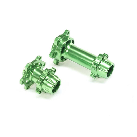 LOSI 362002 Green Aluminum Hub Set for PROMOTO-MX - Dirt Cheap RC SAVING YOU MONEY, ONE PART AT A TIME