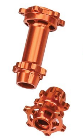 LOSI 362003 Orange Aluminum Hub Set for PROMOTO-MX - Dirt Cheap RC SAVING YOU MONEY, ONE PART AT A TIME