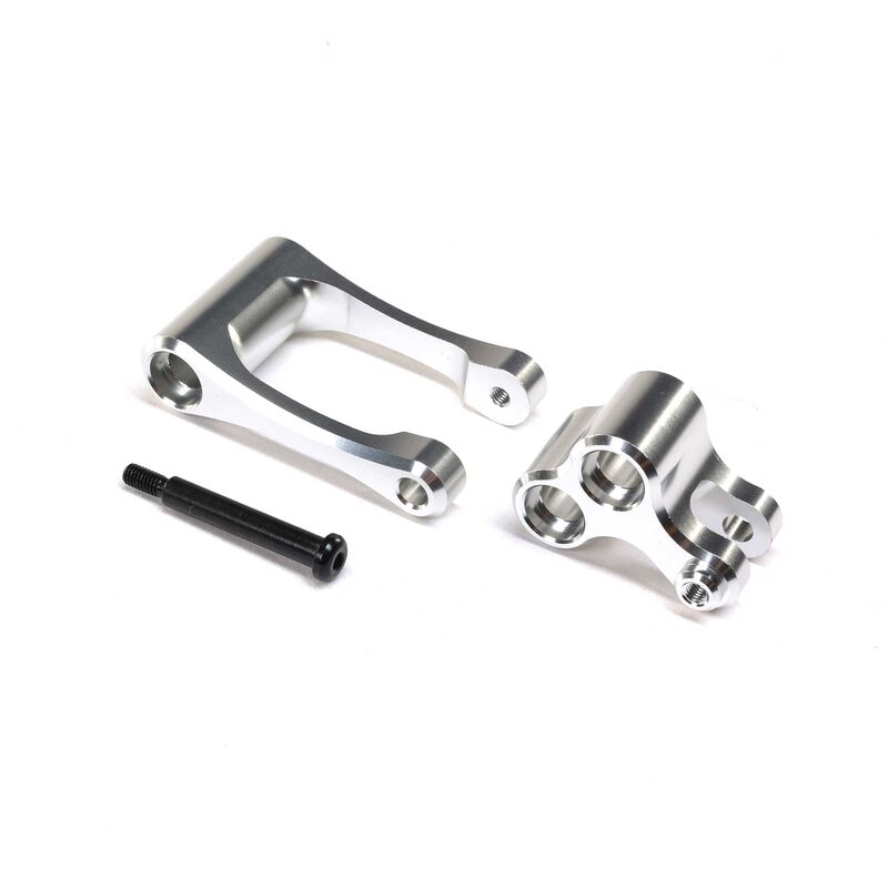 LOSI 364001 Silver Aluminum Knuckle & Pull Rod for PROMOTO-MX - Dirt Cheap RC SAVING YOU MONEY, ONE PART AT A TIME