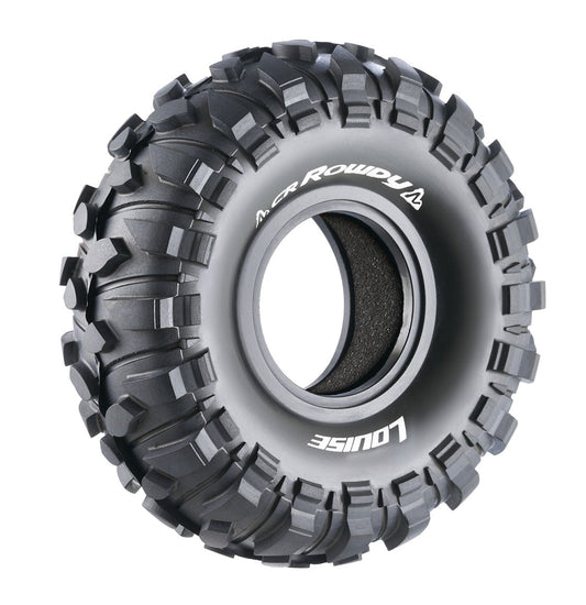 Louise R/C - CR-Rowdy 1/10 2.2" Crawler Tires, Super Soft, Front/Rear (2)