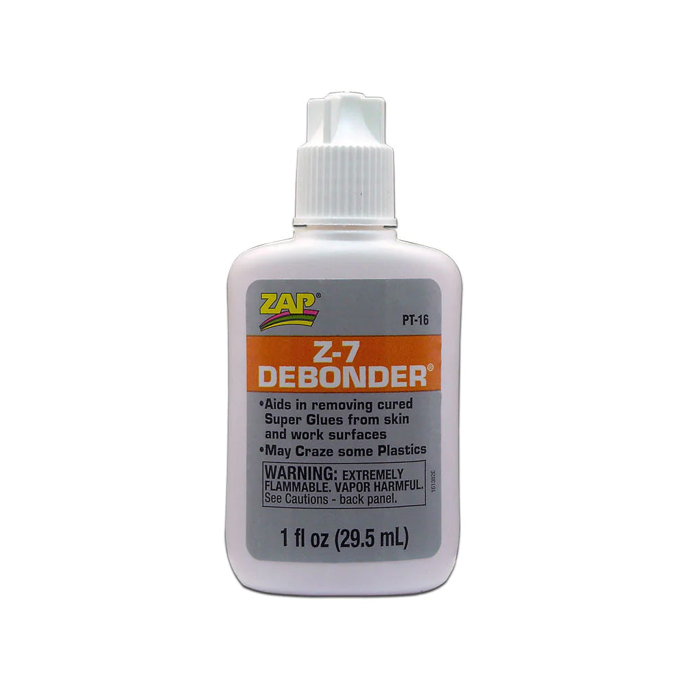 Zap Z-7 CA Debonder 1oz - Dirt Cheap RC SAVING YOU MONEY, ONE PART AT A TIME