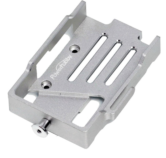 Power Hobby - Aluminum Battery Tray Mount Plate, for Traxxas TRX-4M, Silver