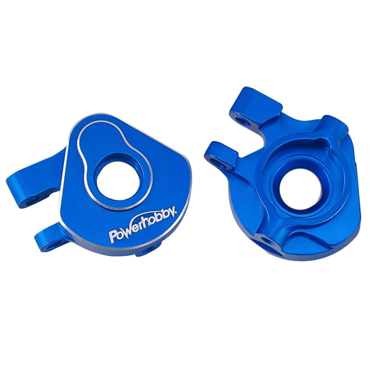 Power Hobby - Aluminum Steering Knuckles / Blocks Traxxas TRX-4M Blue