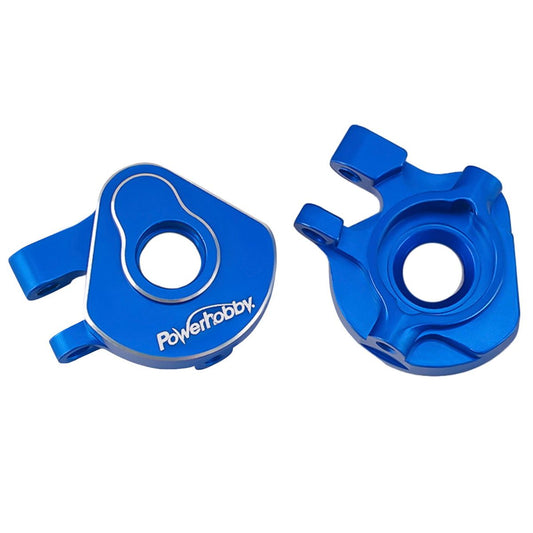 Power Hobby - Aluminum Steering Knuckles / Blocks Traxxas TRX-4M Blue