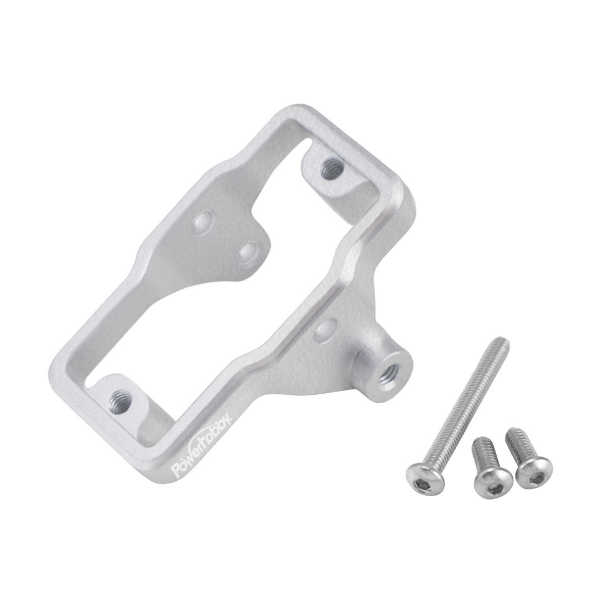 Power Hobby - Aluminum Servo Mount FITS: 1/18 Traxxas TRX-4M Silver