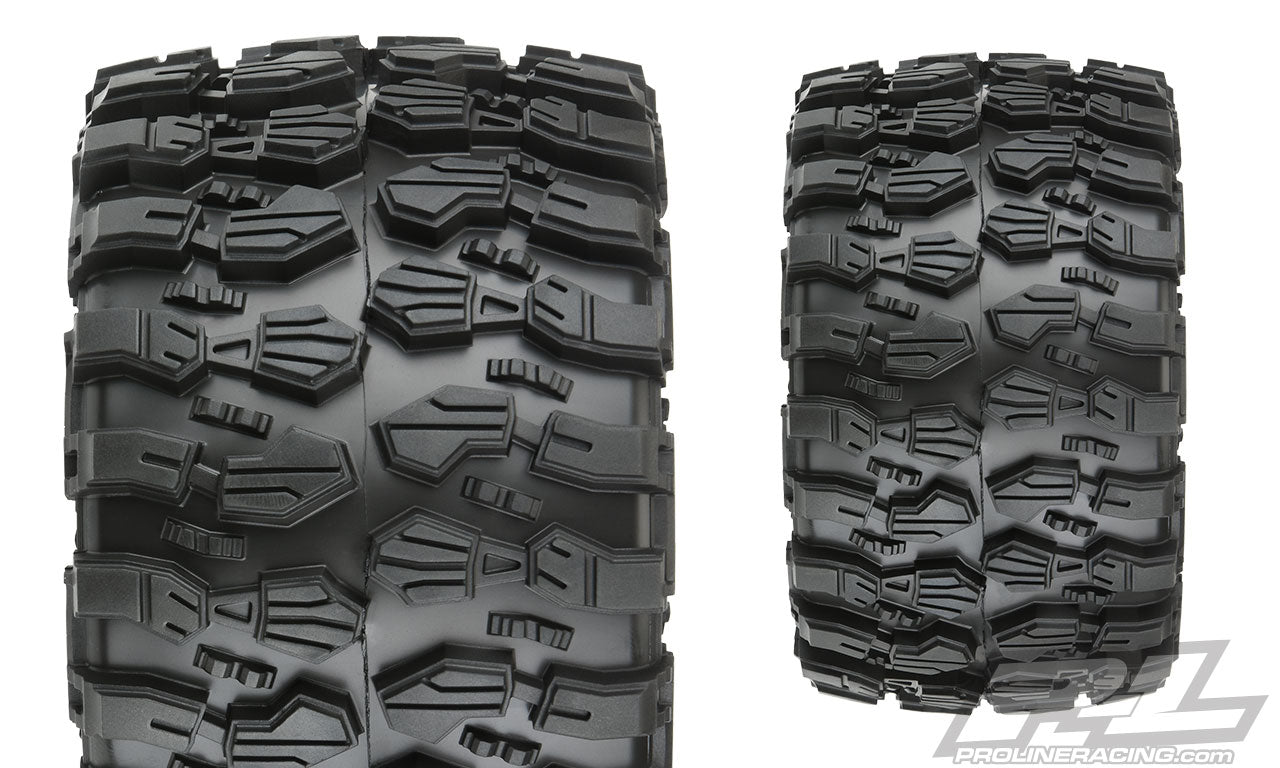 Pro-Line 10190-10 Hyrax 2.8 Tires Mounted on Raid Black Removable Hex Wheels 2 Pack - Dirt Cheap RC SAVING YOU MONEY, ONE PART AT A TIME