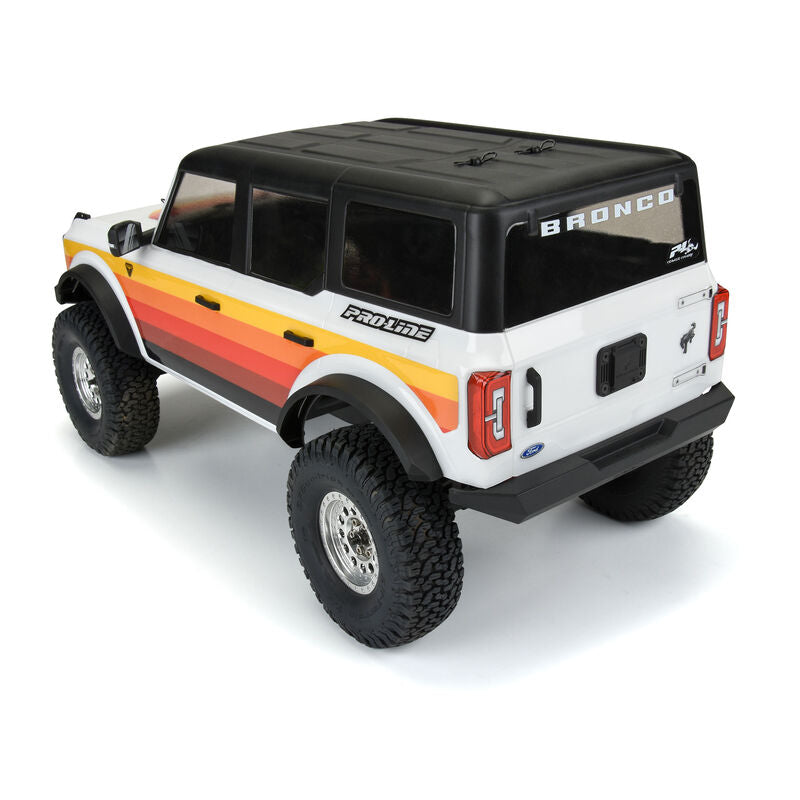 Pro-Line 3570-00 2021 4 Door Bronco Clear Body 1/10 Crawlers with 12.3" Wheelbase - Dirt Cheap RC SAVING YOU MONEY, ONE PART AT A TIME