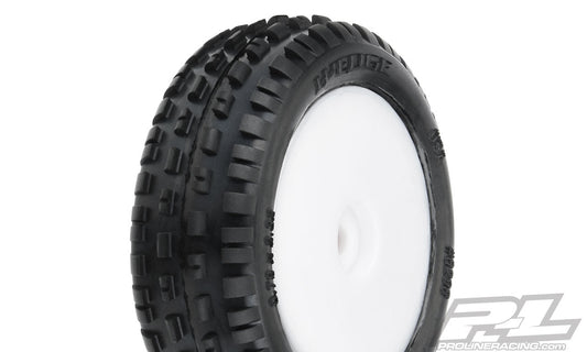 Pro-Line 8298-13 White Rear Wheels with Wedge Carpet Tires for Mini-B 1 Pair - Dirt Cheap RC SAVING YOU MONEY, ONE PART AT A TIME