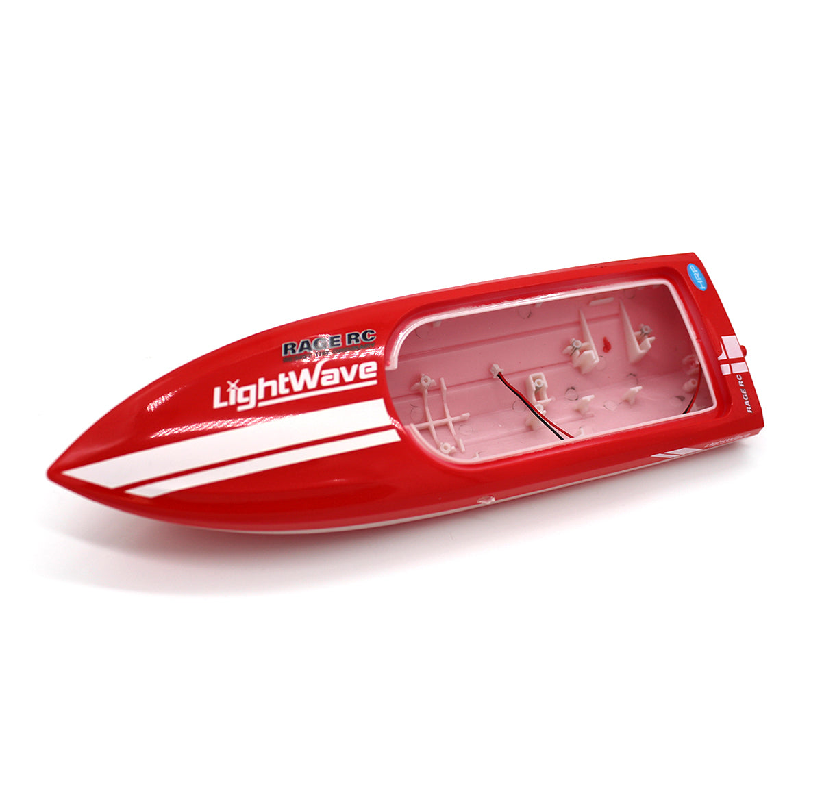 Rage R/C - Replacement Printed Hull; LightWave, Red