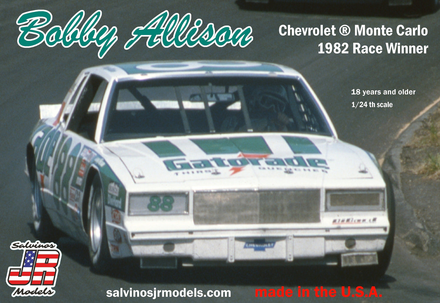 1/24 Bobby Allison Chevrolet Monte Carlo 1982 Race Winner - Dirt Cheap RC SAVING YOU MONEY, ONE PART AT A TIME