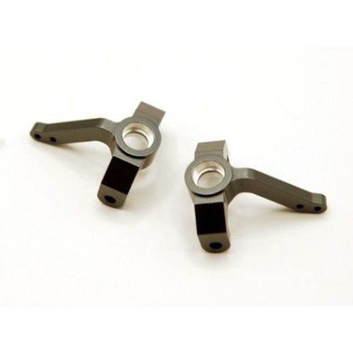 ST Racing Concepts - Aluminum HD Steering Knuckles, Gun Metal, for Associated MT12 Monster Truck, 1pair