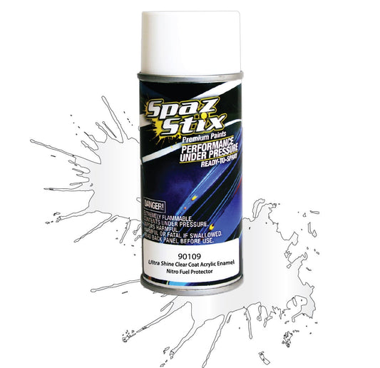 ULTRA SHINE CLEAR ACRYLIC ENAMEL AEROSOL 3.5OZ - Dirt Cheap RC SAVING YOU MONEY, ONE PART AT A TIME