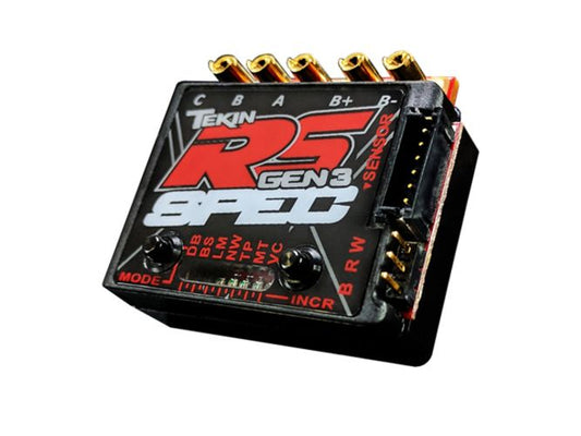 Tekin - RS Gen3 Spec Sensored/Sensorless D2 ESC 13.5 Turn Limit