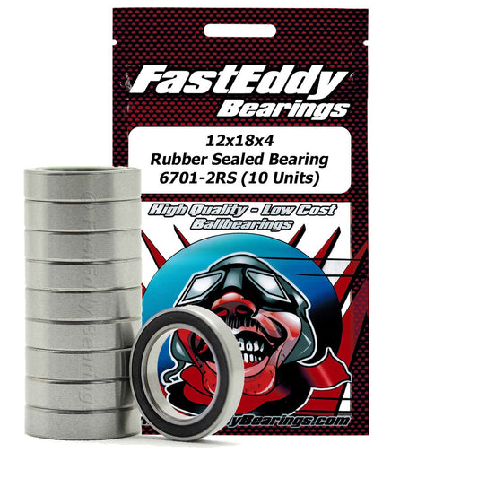 12x18x4mm Rubber Sealed Bearing (10) 6701-2RS - Dirt Cheap RC SAVING YOU MONEY, ONE PART AT A TIME