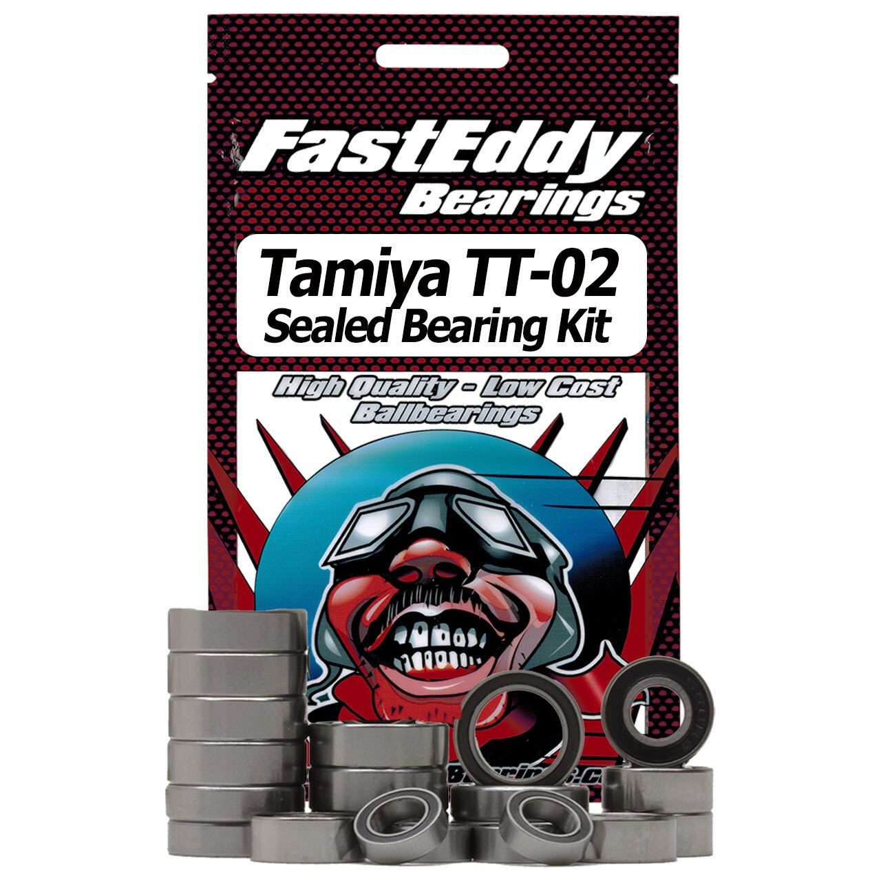 Tamiya TT-02 Chassis Rubber Sealed Bearing Kit - Dirt Cheap RC SAVING YOU MONEY, ONE PART AT A TIME