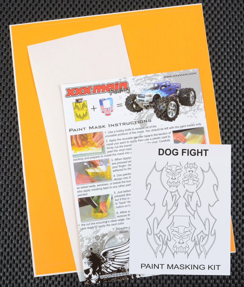 Dog Fight Paint Mask - Dirt Cheap RC SAVING YOU MONEY, ONE PART AT A TIME